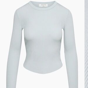 ARITZIA Babaton TISCH LONGSLEEVE
Color: CEMENT BLUE
Size: L NEW